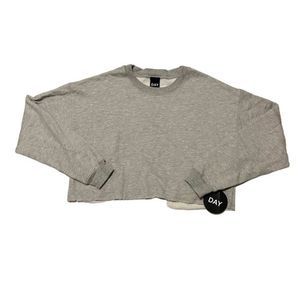 DAY Grey Cropped Sweatshirt